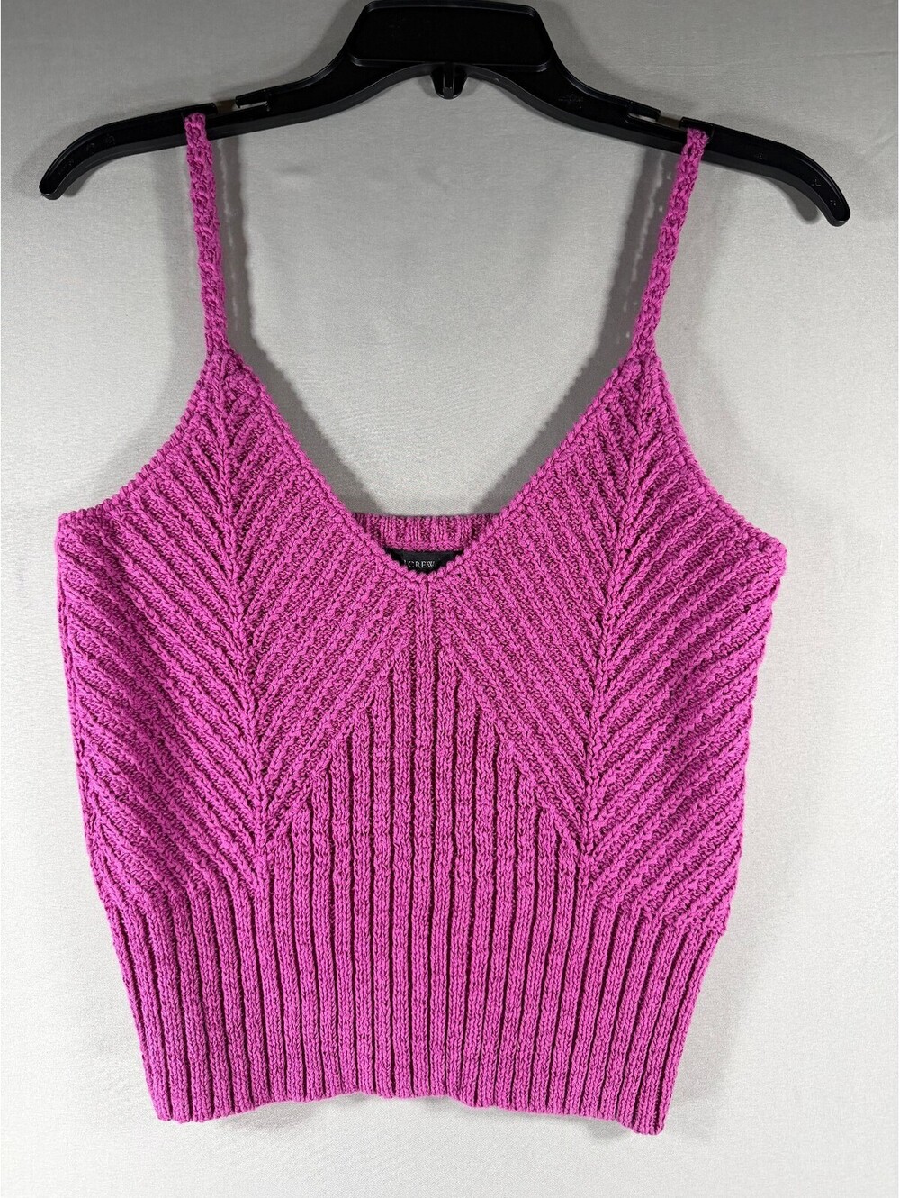 J.Crew Pink Cotton Blend Knit Tank Top Size Large